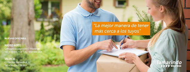 oficina mensajería Tamarindo Express Madrid, Paquetería a Colombia y Latinoamerica
