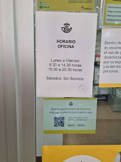 oficina mensajería Oficina de Correos