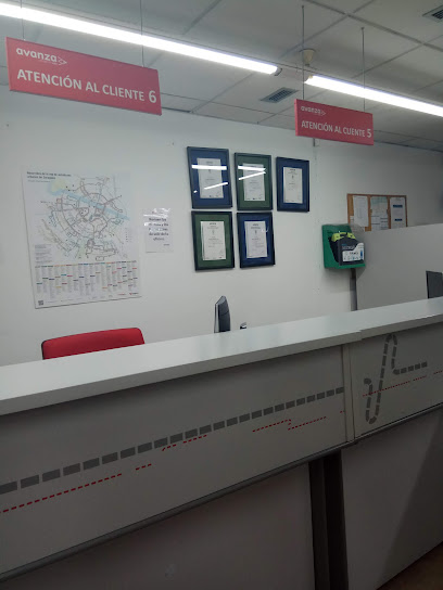 oficina mensajería Avanza – Transporte urbano de Zaragoza