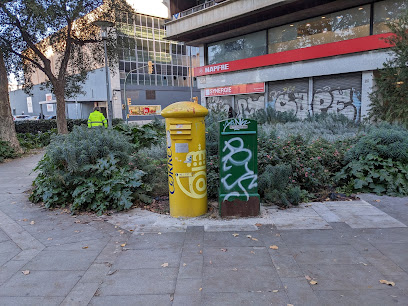 oficina mensajería Buzón amarillo de Correos